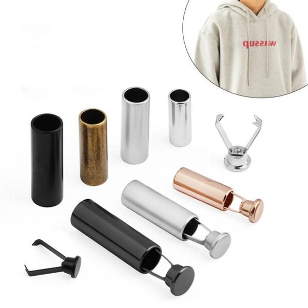 Aglets Pull Rope String Tips for Hoodie and Shoelaces Laser-Engraved Metal End Agletslace
