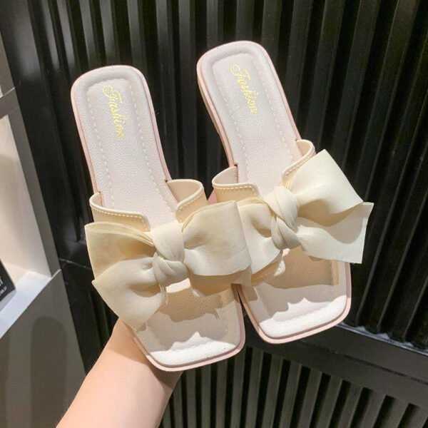 New Fashionable Flat Bottomed Butterfly Bow Design Soft Sole