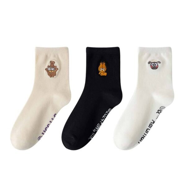H43109716fae341e28040407d51fc9133E.jpg Cute White Crew Socks for Daily Life