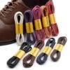 WEGOODZF Custom Thin Round Waxed Shoelaces 2.5 MM Thick Wholesale Waterproof Shoe  ramdom colour