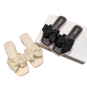H8b1b672e5bf14b889ac62c337087e606M.png New Fashionable Flat Bottomed Butterfly Bow Design Soft Sole