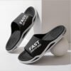 Black Sliders Slippers for Unisex Blank Slide Sandals Slippers Unisex Custom Logo Slides