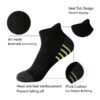 Spring and Summer Men's White and Black Short Mesh Ankle Socks Cheap    random colour
