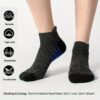 Spring and Summer Men's White and Black Short Mesh Ankle Socks Cheap    random colour