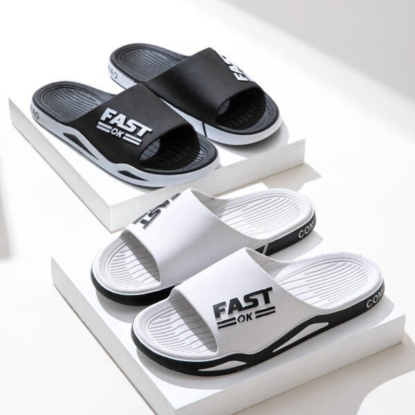 Black Sliders Slippers for Unisex Blank Slide Sandals Slippers Unisex Custom Logo Slides