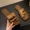 Korean Summer Soft Flat Slippers for Women