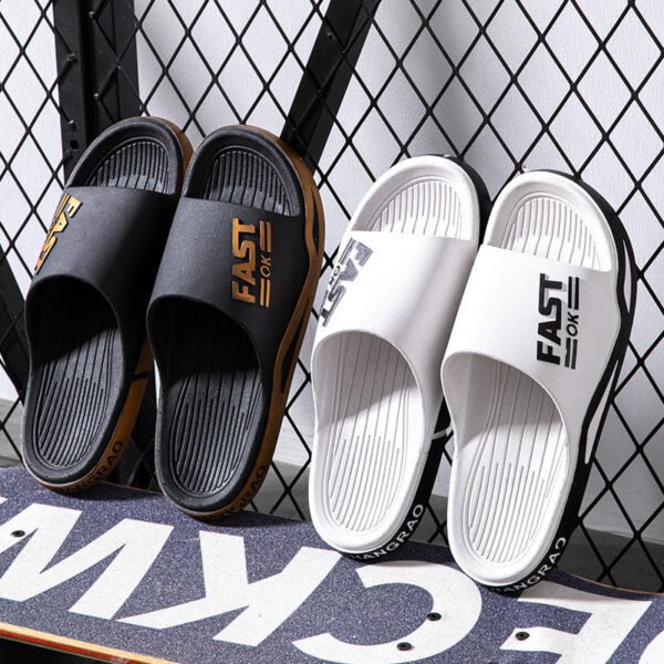 Black Sliders Slippers for Unisex Blank Slide Sandals Slippers Unisex Custom Logo Slides