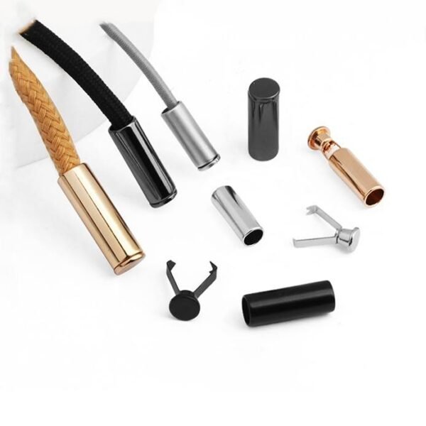 Aglets Pull Rope String Tips for Hoodie and Shoelaces Laser-Engraved Metal End Agletslace